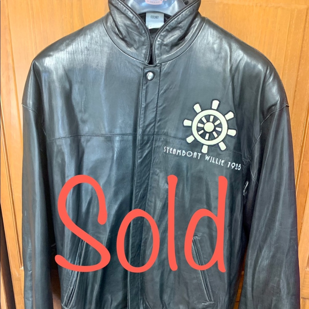 SOLD-Disney Mickey Mouse Leather Jacket